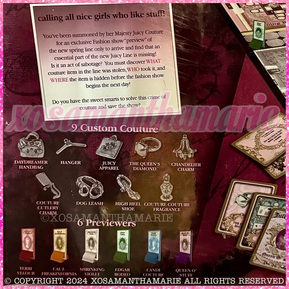 Juicy Couture Clue Game - Picture 4 of 16